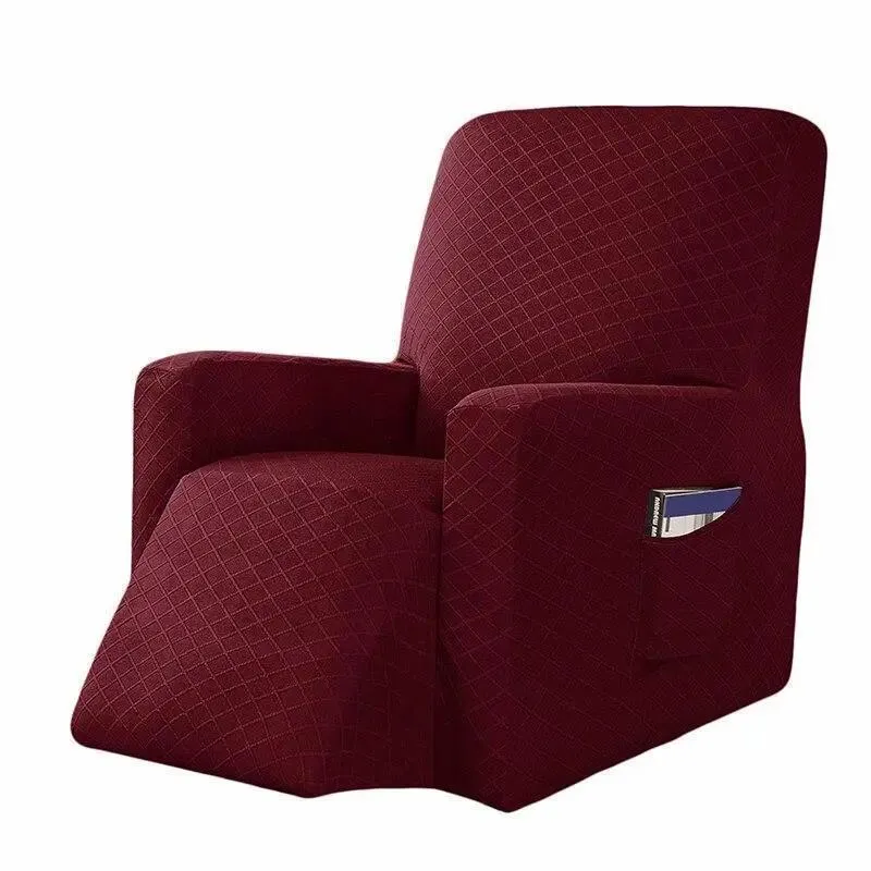 Housse De Fauteuil Relax Inclinable Rouge