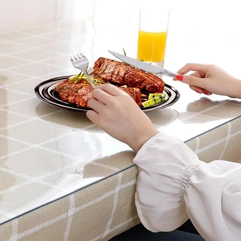 Nappe De Table Transparente En PVC