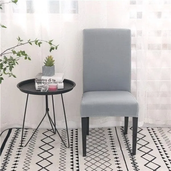 Housse de Chaise Gris Clair