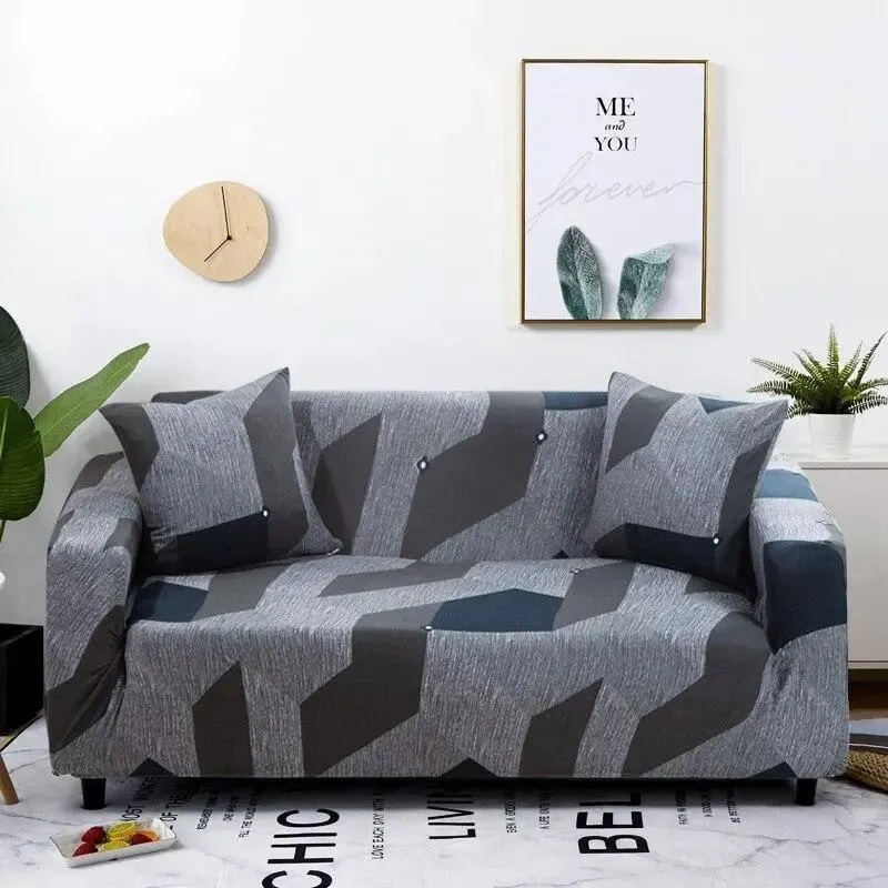 Motif Aristo - Housse de Canapé Extensible