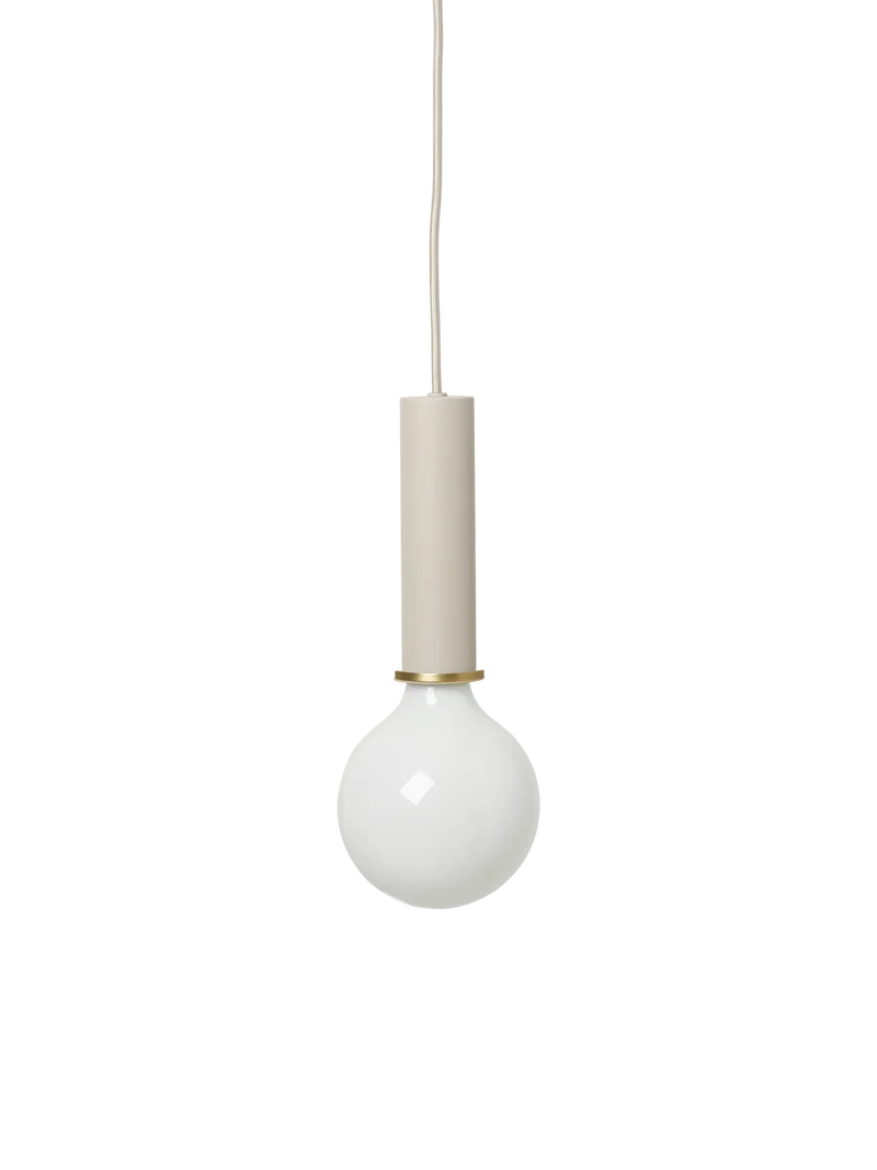 Socket Pendant High - Light Grey
