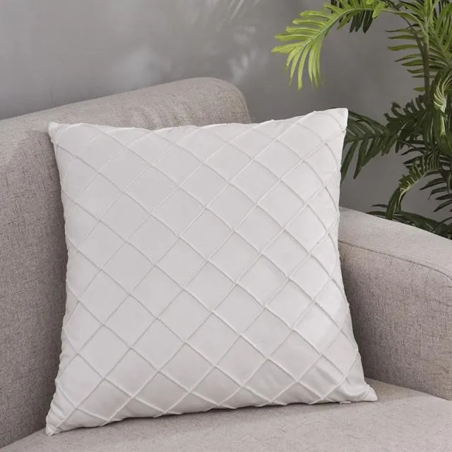 Housse de Coussin 45x45cm Jonson Blanc