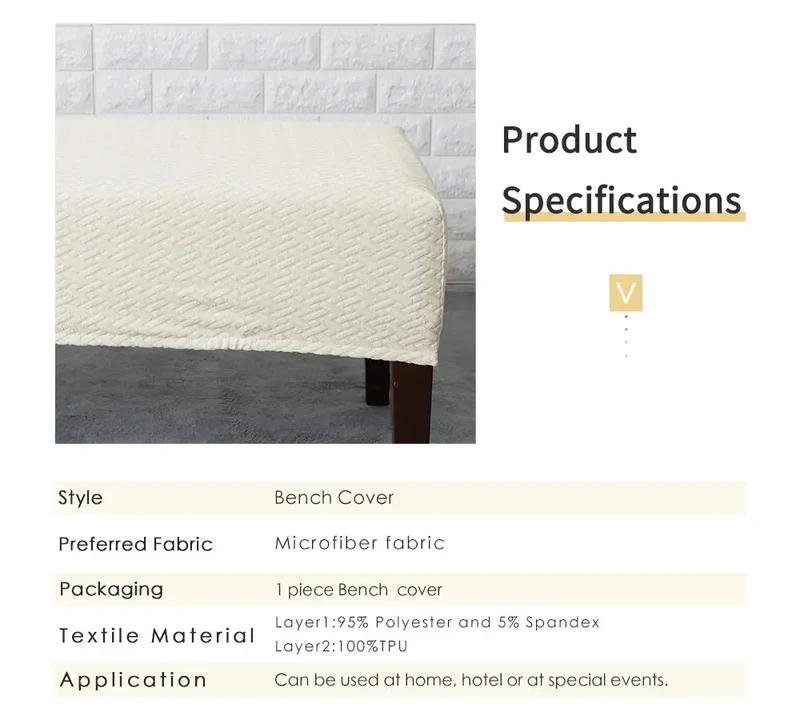 Housse Banquette Jacquard Imperméable VEXTA