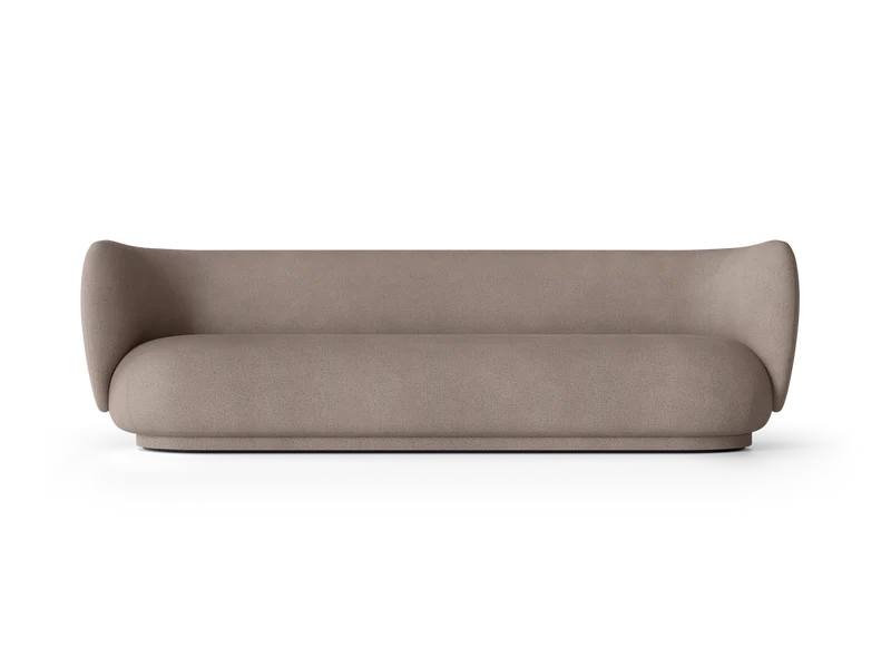 Rico Sofa 4-seater - Brushed - Warm Grey