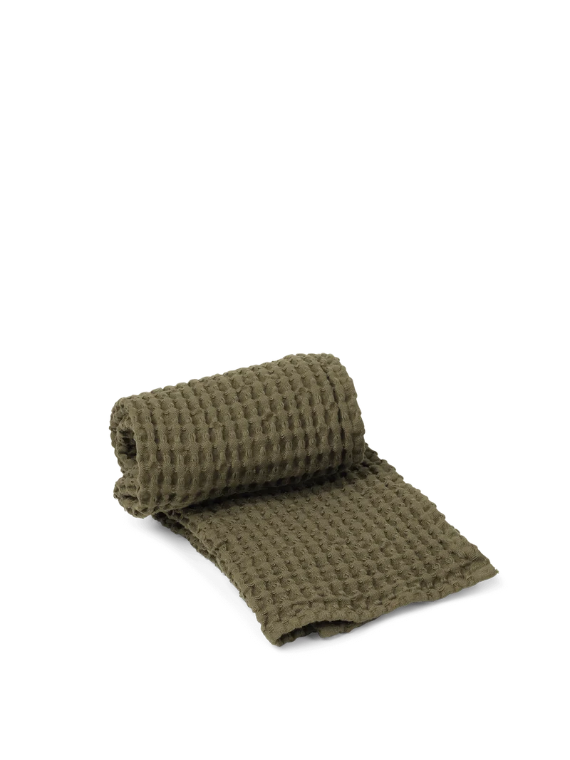 Organic Hand Towel - Olive
