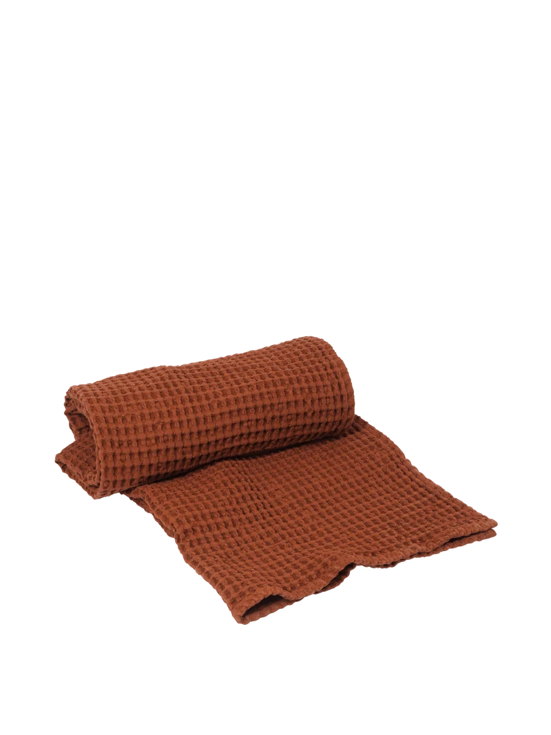 Organic Bath Towel - Brown Clay