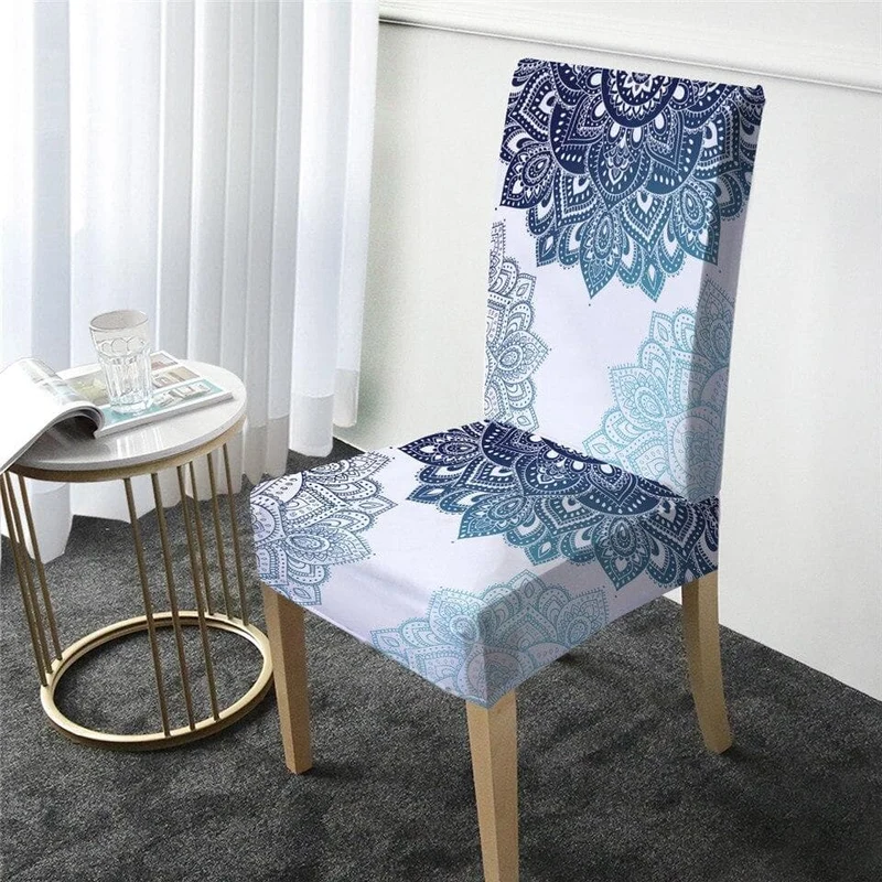 Housse de Chaise Bohème Bleu