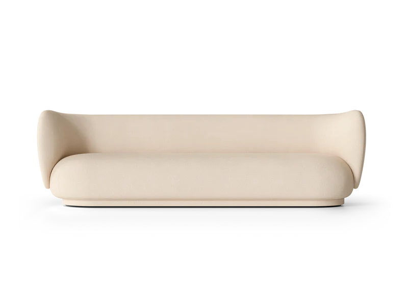 Rico Sofa 4-seater - Brushed - Off-white