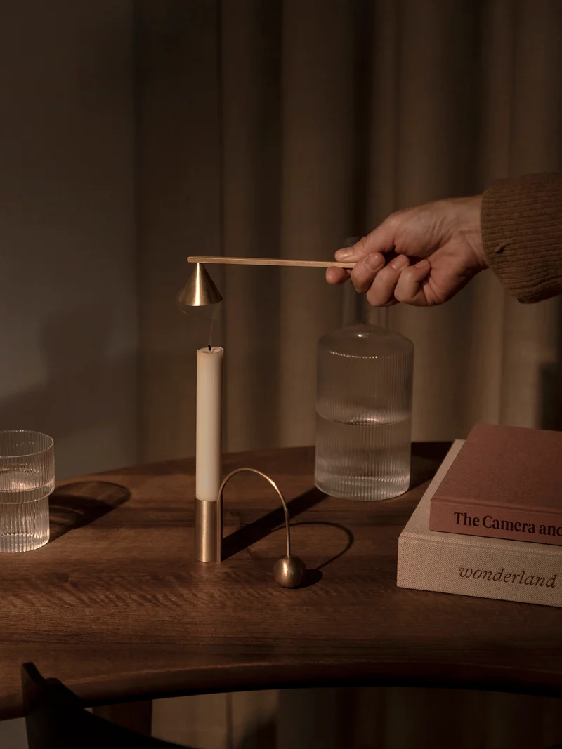 Balance Candle Holder - Brass