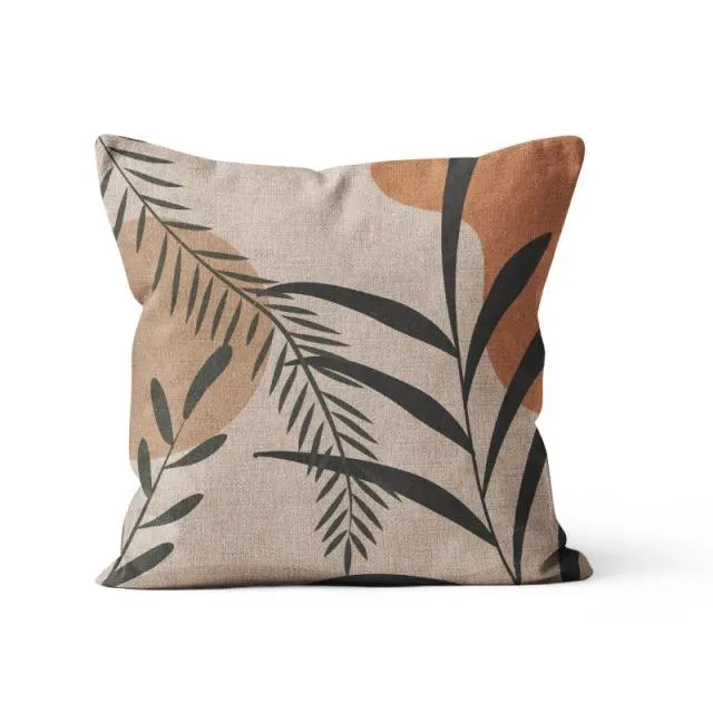 Housse de Coussin 40x40 Lin Ethnique