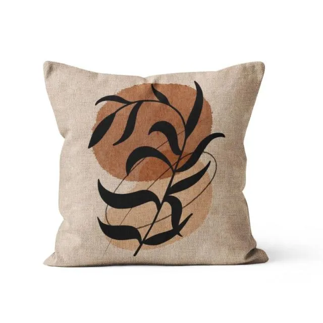 Housse de Coussin 40x40 Lin Ethnique