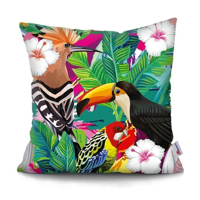 Housse de Coussin 45x45 Tropical