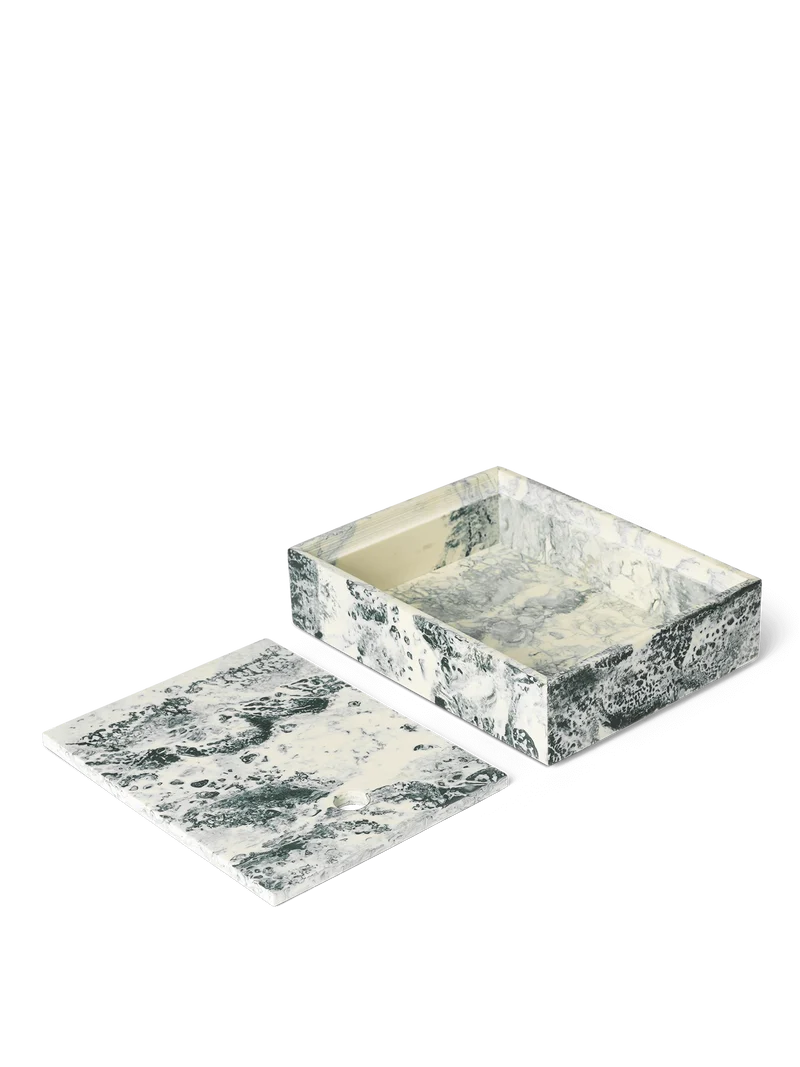 Mist Box - Emerald Off-white