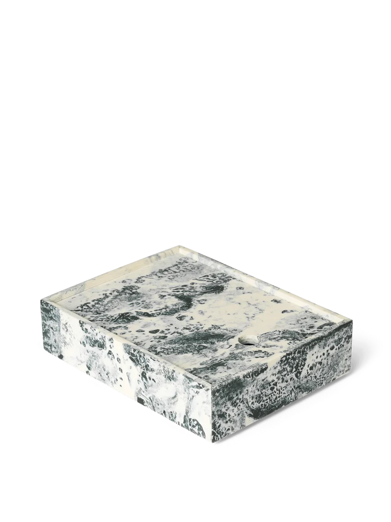 Mist Box - Emerald Off-white