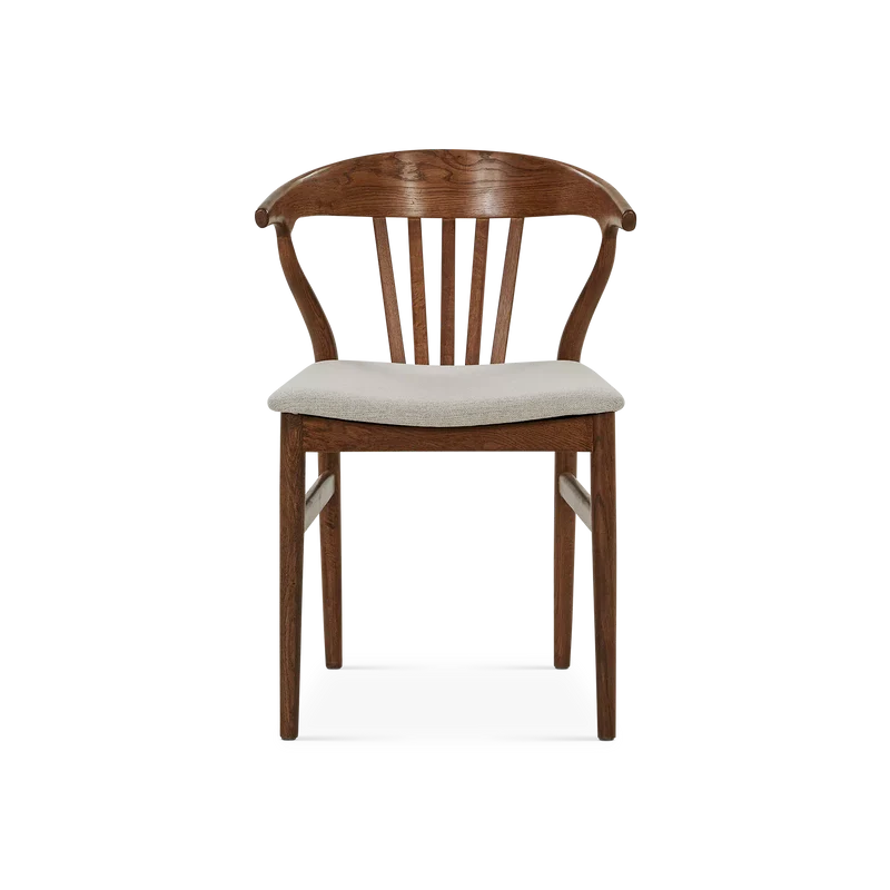 Nordic - Oak and Natural Fabric Chair