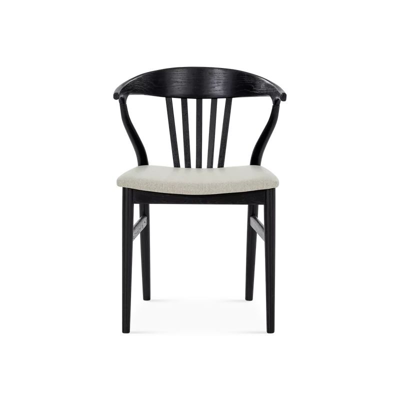 Nordic - Oak and Natural Fabric Chair