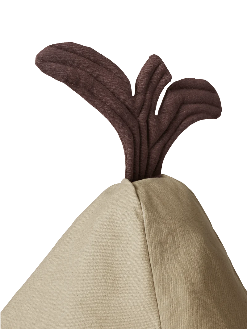 Pear Bean Bag - Elm Green