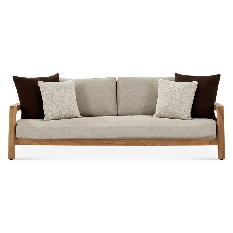 Julio - Outdoor Teak 3-Seater Sofa