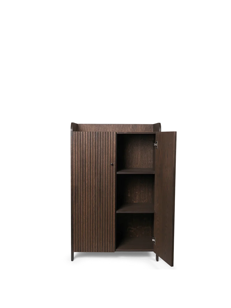 Sill Cupboard - Low - Dark Stained Oak