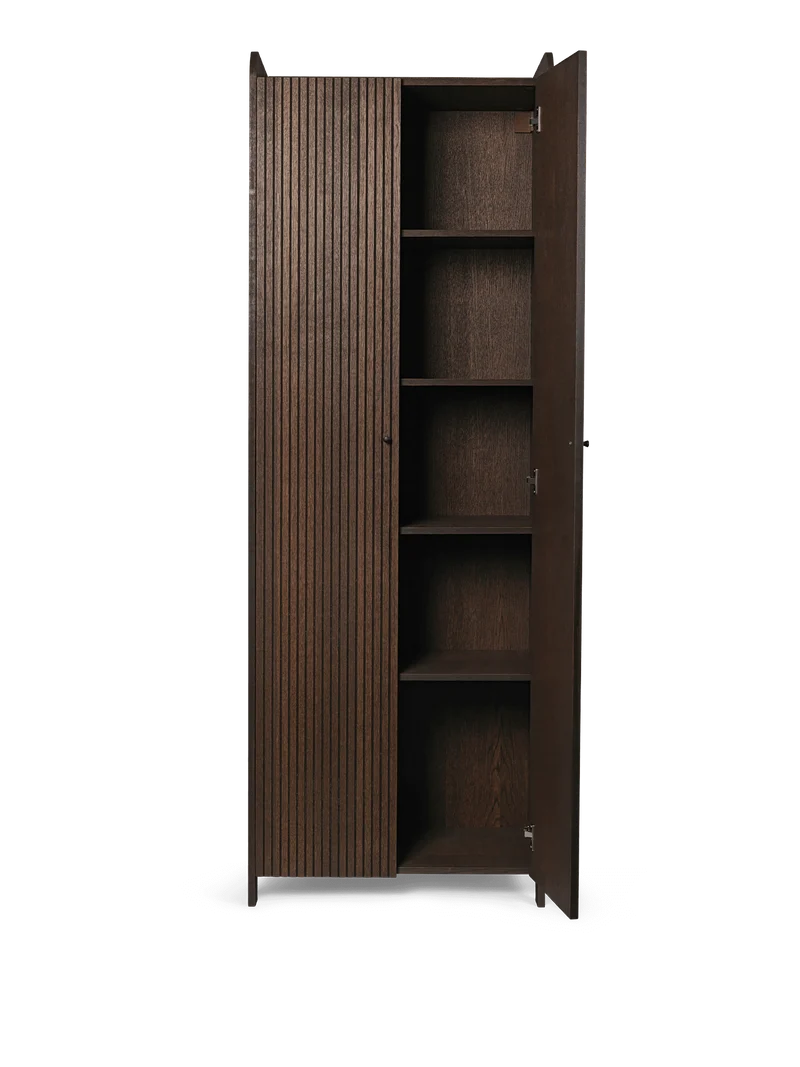 Sill Cupboard - Tall - Dark Stained Oak