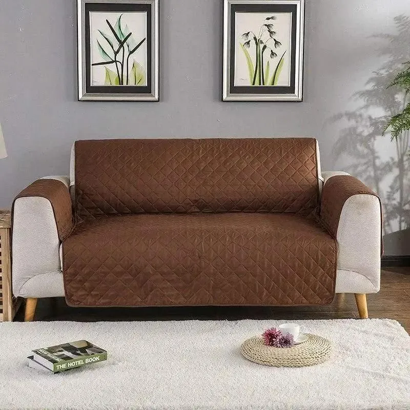 Housse Imperméable Matelassé Marron