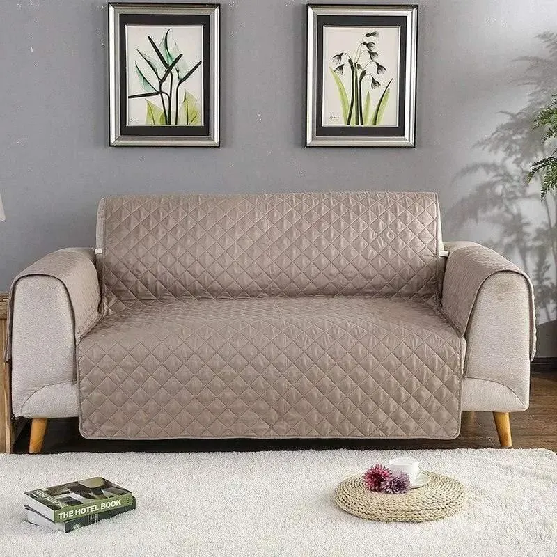 Housse Imperméable Matelassé Marron Clair
