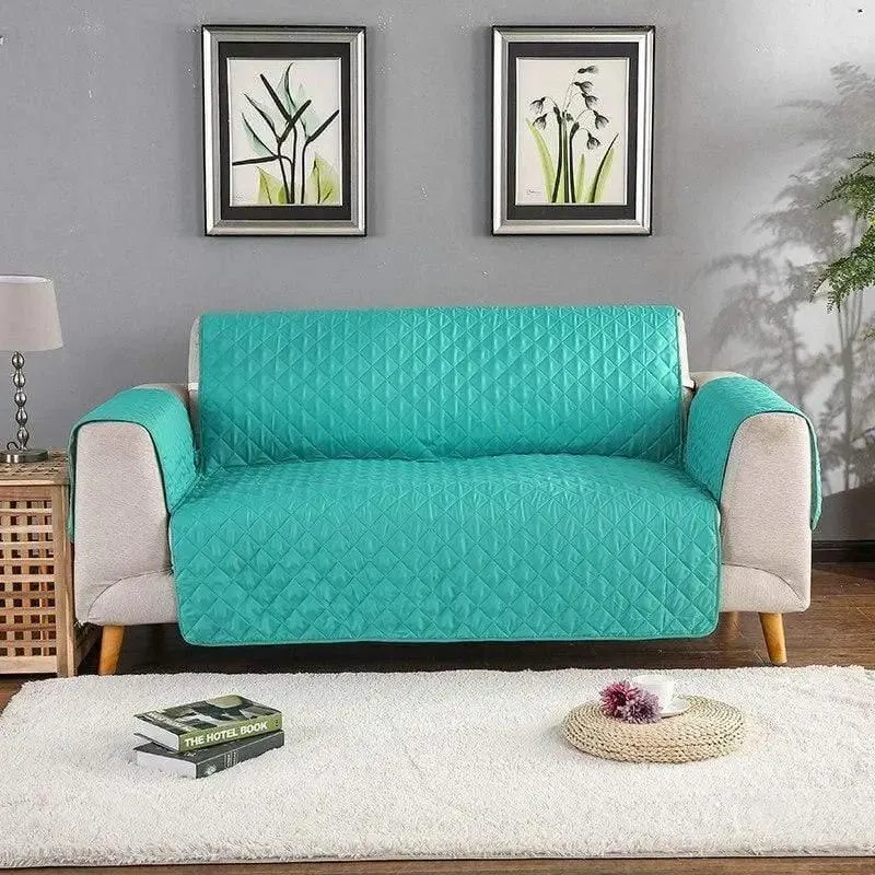 Housse Imperméable Matelassé Cyan