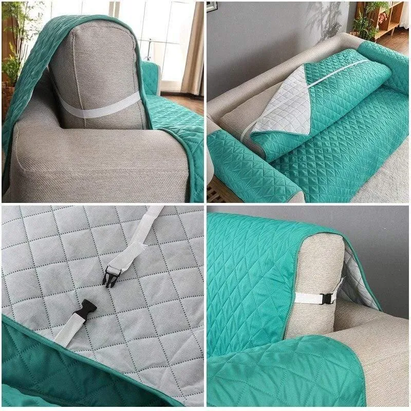 Housse Imperméable Matelassé Cyan