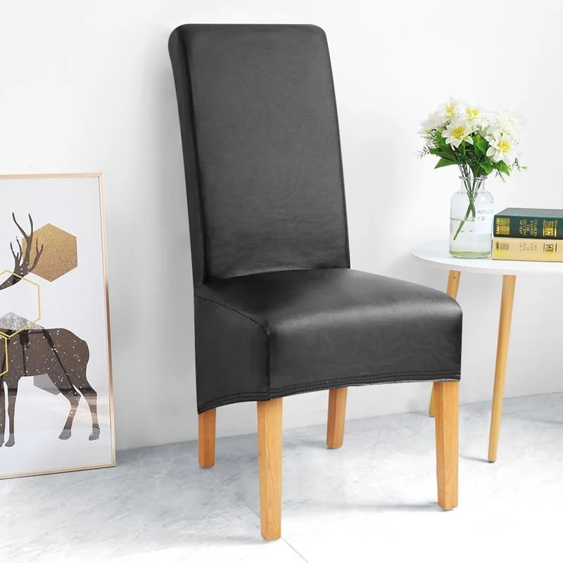 Housse de Chaise Grande Taille Simili Cuir