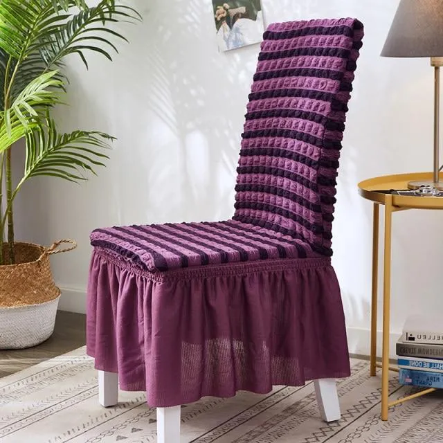 Housse de Chaise Seersucker