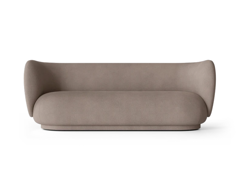 Rico Sofa 3-seater - Brushed - Warm Grey