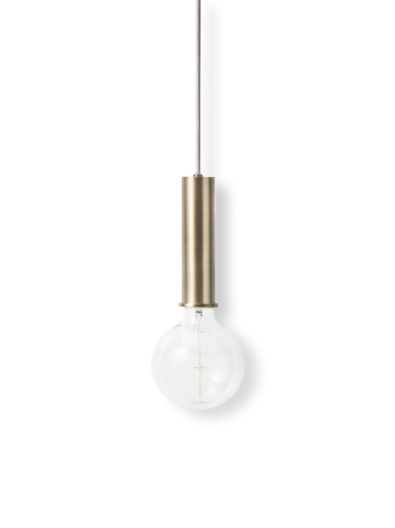 Socket Pendant High - Brass