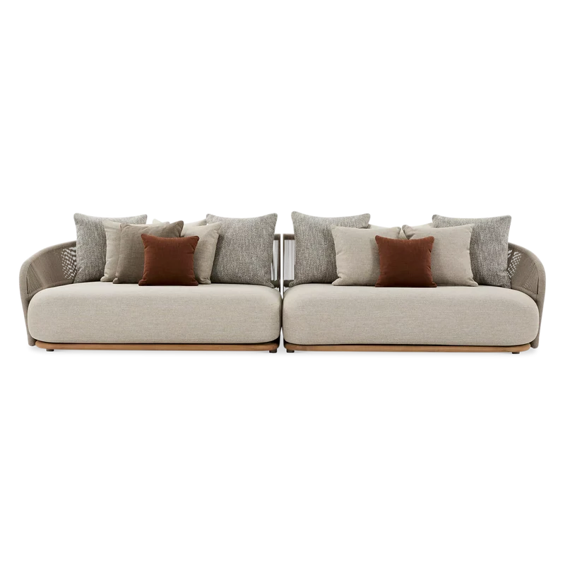 Muscade - Outdoor Rope 2-Piece Sectional Sofa