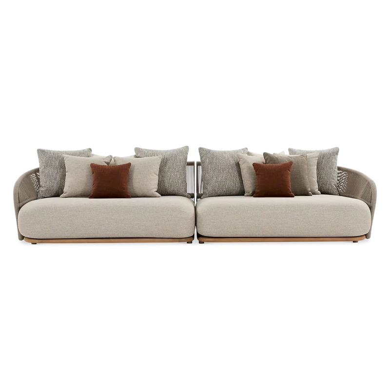 Muscade - Outdoor Rope 2-Piece Sectional Sofa