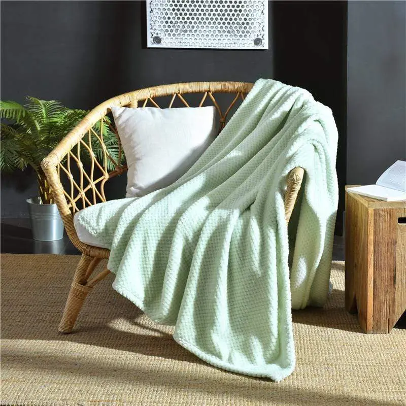 Plaid Canapé Polyester Texturé QUILIS