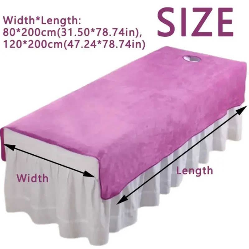 Housse de table de Massage SPA Velours