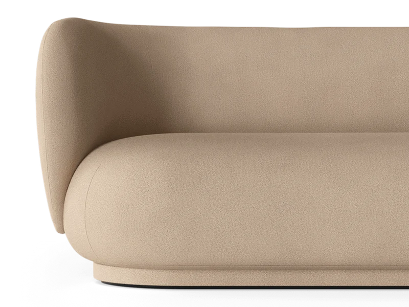 Rico Divan Left - Brushed - Sand