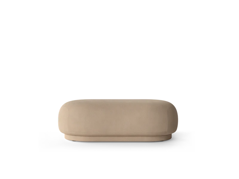 Rico Ottoman - Brushed - Sand