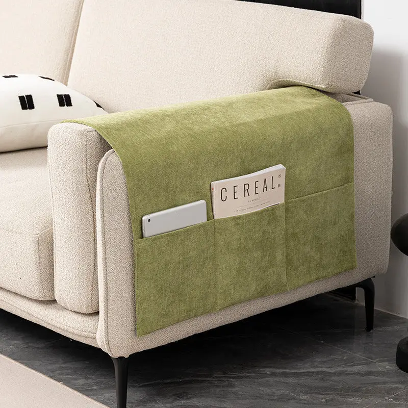 Housse Accoudoir Canapé Chenille Nordique SOFTEX