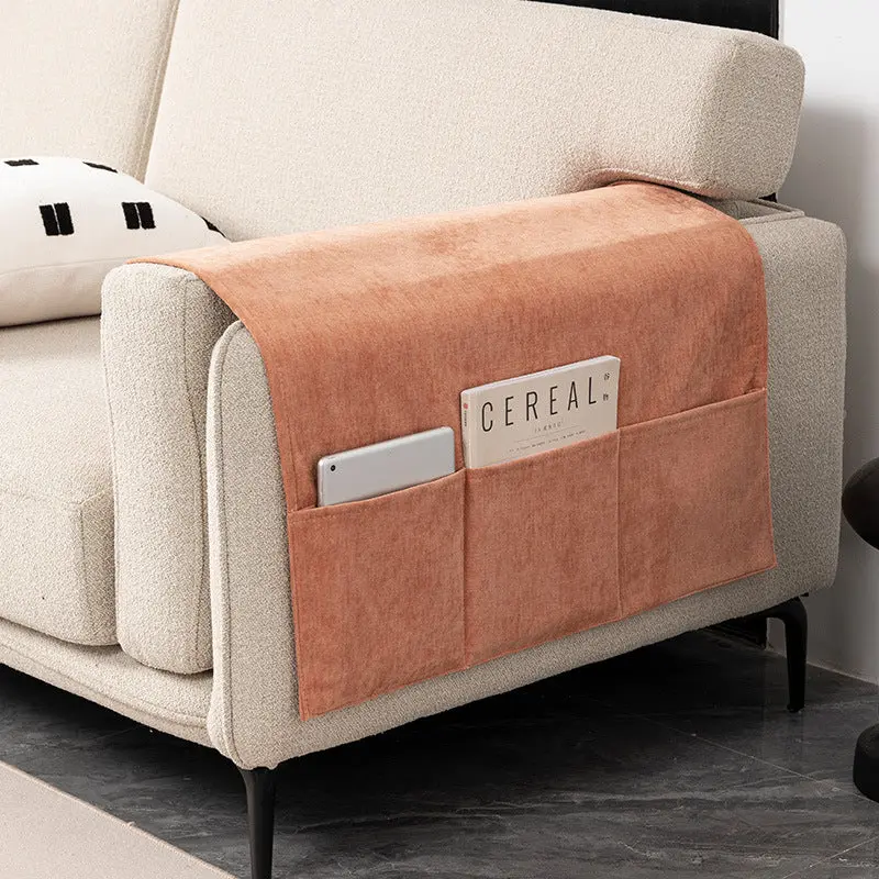 Housse Accoudoir Canapé Chenille Nordique SOFTEX