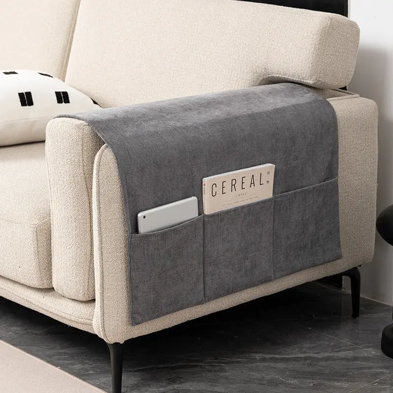 Housse Accoudoir Canapé Chenille Nordique SOFTEX