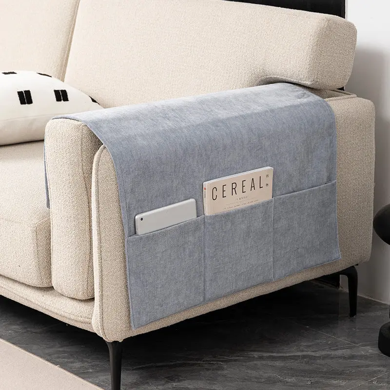 Housse Accoudoir Canapé Chenille Nordique SOFTEX