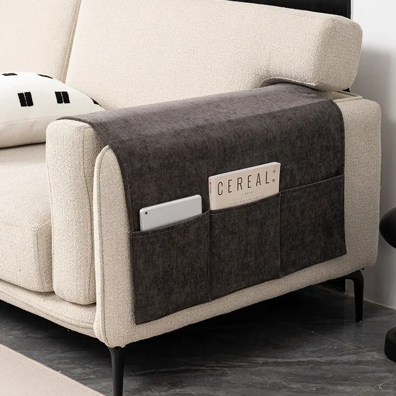 Housse Accoudoir Canapé Chenille Nordique SOFTEX
