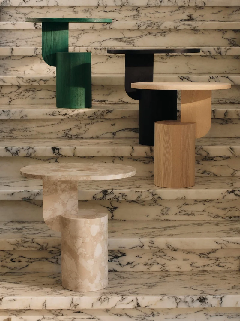 Insert Side Table - Black Stained Ash