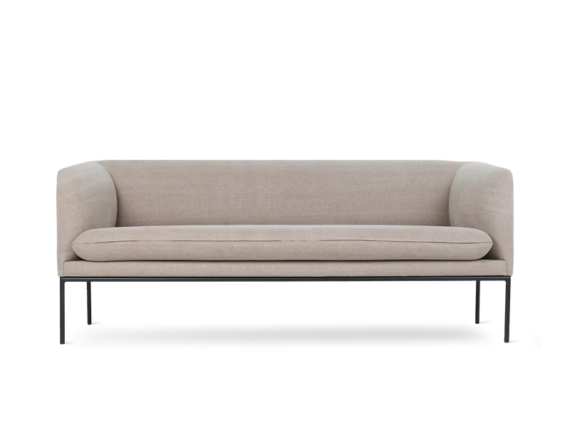 Turn Sofa 3-seater - Cotton Linen - Natural