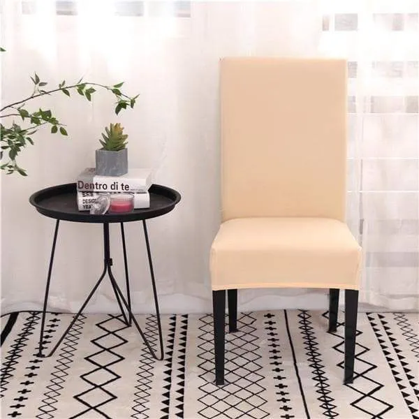 Housse de Chaise Beige Clair
