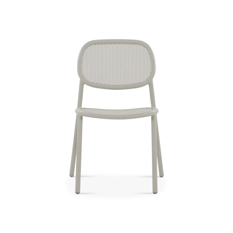 Dots - Outdoor Aluminium Chair Without Arms