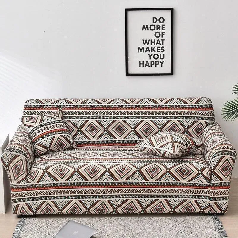 Motif Fumaria - Housse de Canapé Extensible