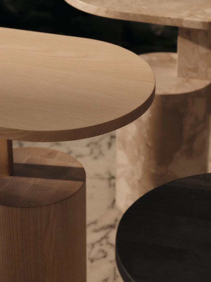 Insert Side Table - Natural Ash