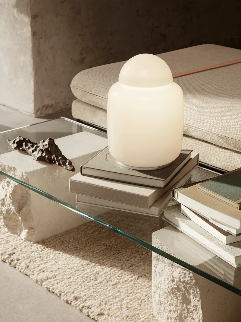 Bell Table Lamp - White